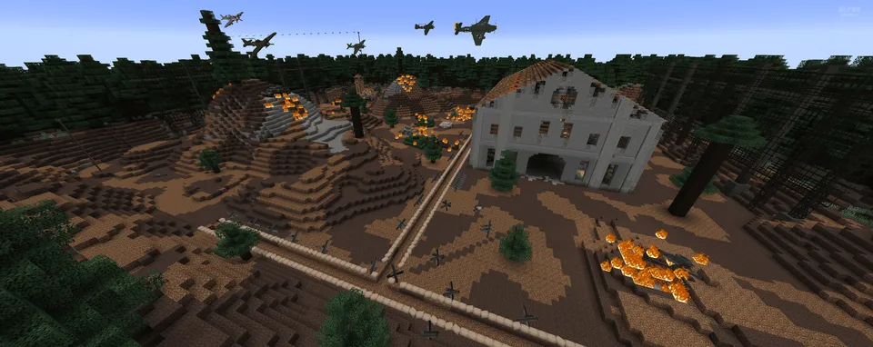 Urush yoqasida — Minecraft xarita, rasm 6