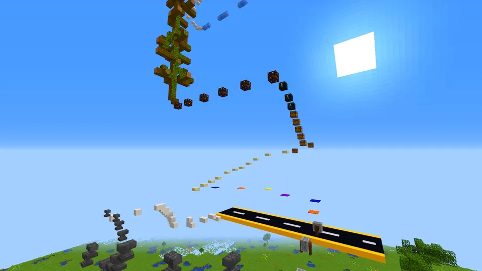 Faqat Yuqoriga 2 — Minecraft xarita, rasm 3
