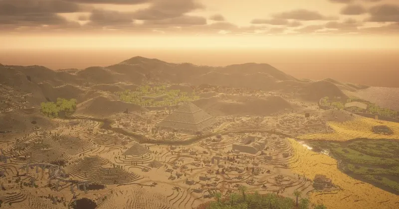 Desolate Desert — Minecraft xarita, rasm 2
