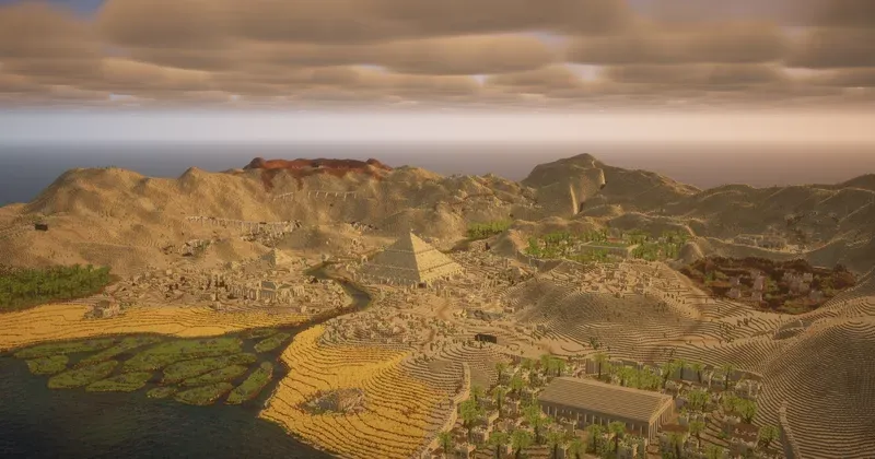 Desolate Desert — Minecraft xarita, rasm 3