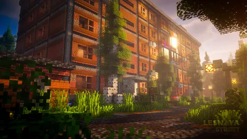 Lesnaya ko'chasi | Lesnaya street minecraft — Minecraft xarita, rasm 1