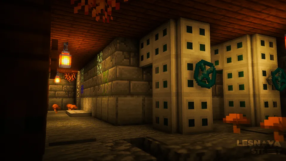 Lesnaya ko'chasi | Lesnaya street minecraft — Minecraft xarita, rasm 3