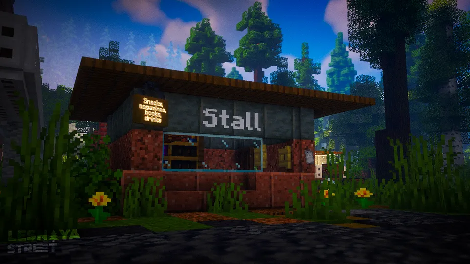 Lesnaya ko'chasi | Lesnaya street minecraft — Minecraft xarita, rasm 5