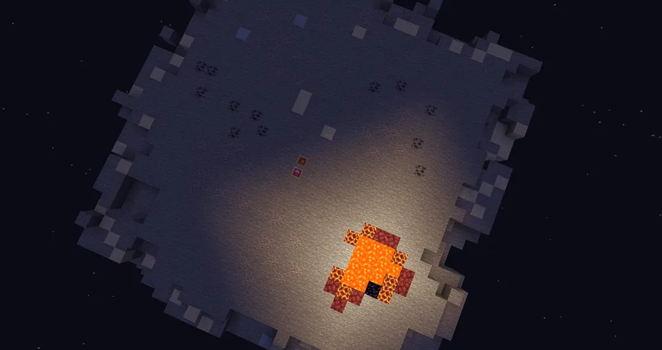 Asteroidda omon qolish — Minecraft xarita, rasm 2