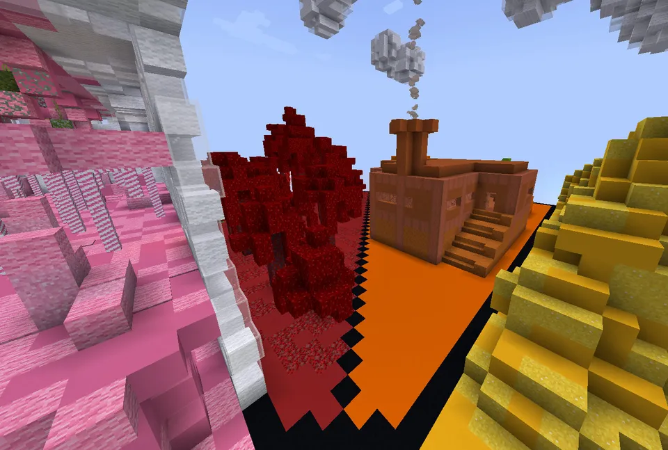 Fazolararo yashirinmachoq — Minecraft xarita, rasm 2