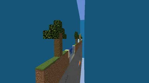 One Block Wide — Minecraft xarita, rasm 1