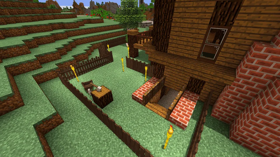 Tog'lardagi uy — Minecraft xarita, rasm 3
