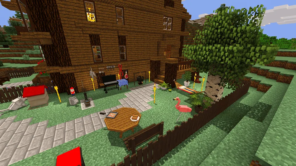 Tog'lardagi uy — Minecraft xarita, rasm 4
