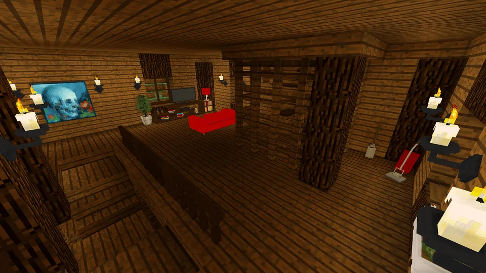 Tog'lardagi uy — Minecraft xarita, rasm 8