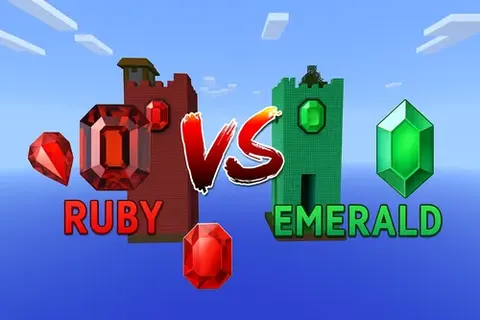 Battle Of Chunks: Ruby vs Emerald