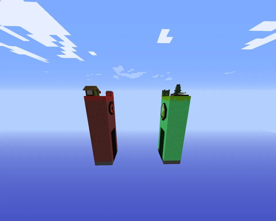 Battle Of Chunks: Ruby vs Emerald — Minecraft xarita, rasm 5
