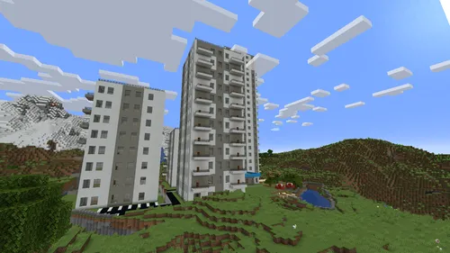 Serebryanyy kvartal turar joy majmuasi — Minecraft xarita, rasm 1