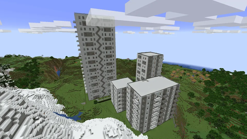 Serebryanyy kvartal turar joy majmuasi — Minecraft xarita, rasm 5
