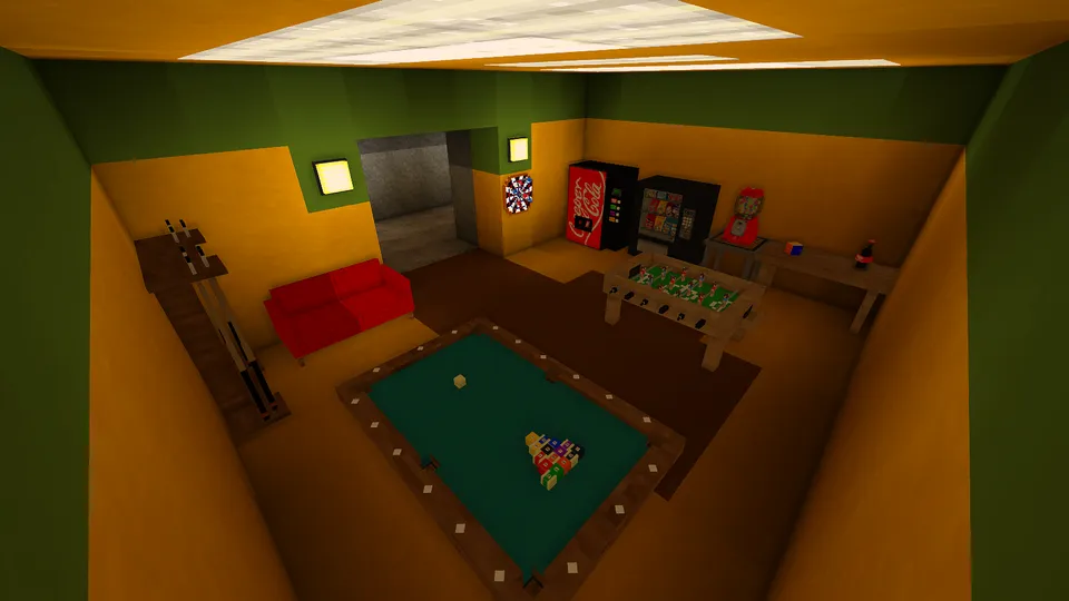 Turar joy bunkeri-panohgohi — Minecraft xarita, rasm 4