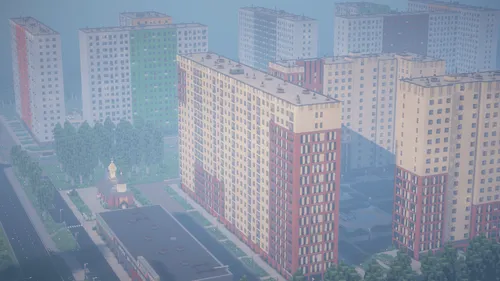 Volga Park turar joy majmuasi (Yaroslavl) — Minecraft xarita, rasm 1
