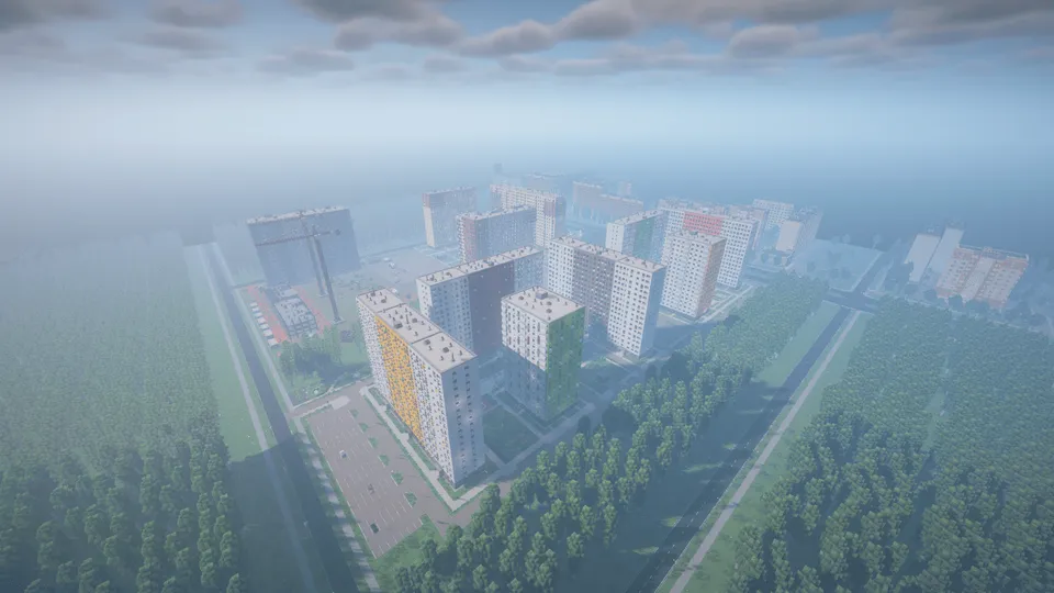 Volga Park turar joy majmuasi (Yaroslavl) — Minecraft xarita, rasm 2