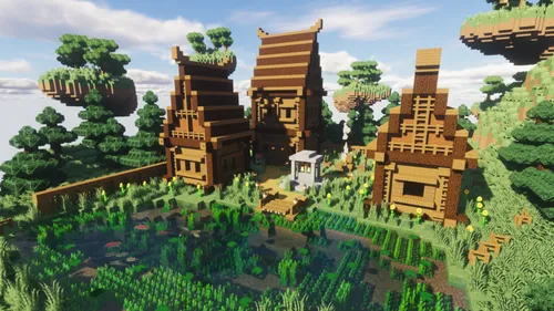Faeleth qishlog'i — Minecraft xarita, rasm 1