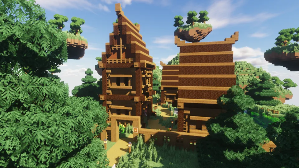 Faeleth qishlog'i — Minecraft xarita, rasm 4