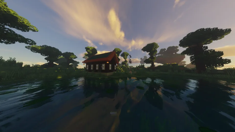 Tog' yonidagi uy — Minecraft xarita, rasm 4