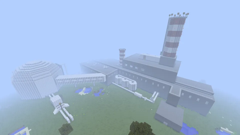 Overworld Nuclear Power Plant — Minecraft xarita, rasm 2