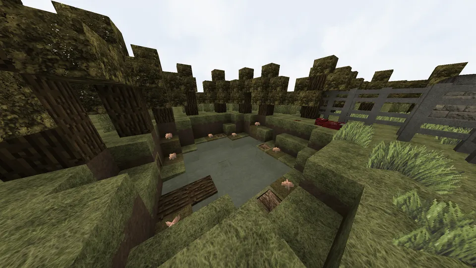 Tirik go'sht: Unutilgan bunker — Minecraft xarita, rasm 2