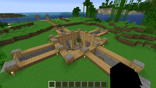 Orol ostidagi baza — Minecraft xarita, rasm 1