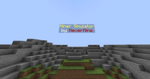MinerSimulator by NeverMine — Minecraft xarita, rasm 1