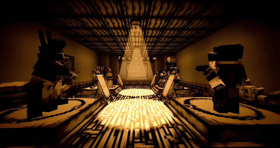 Bendy: Harakatlanuvchi rasmlar — Minecraft xarita, rasm 4