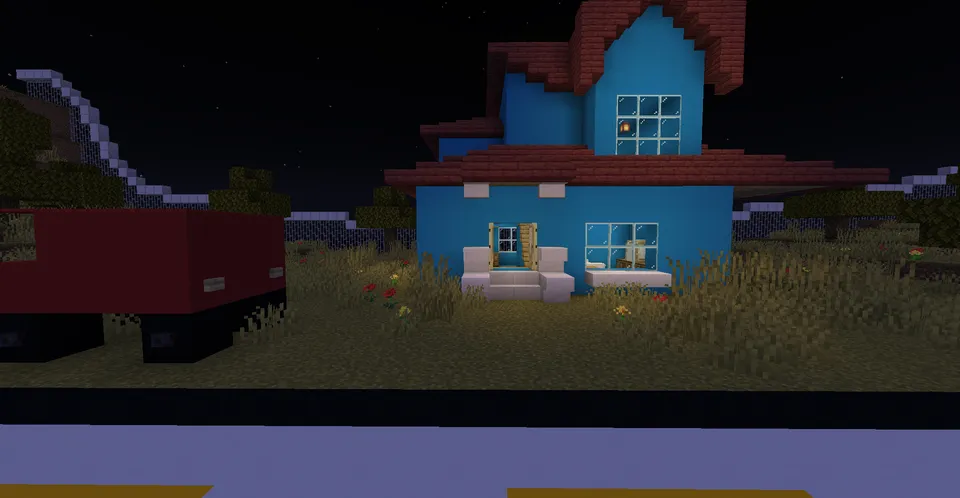 Yoqimsiz qo'shni — Minecraft xarita, rasm 2