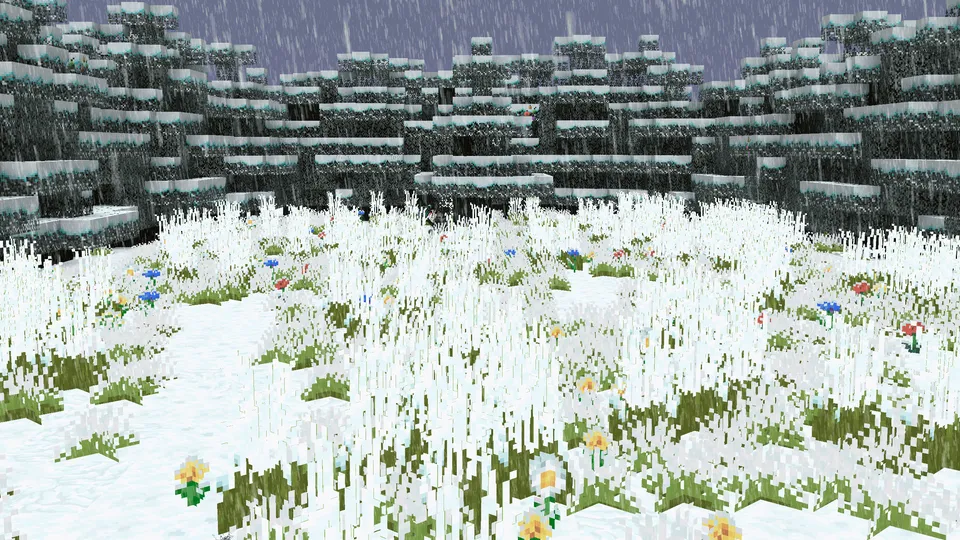 Qish — Minecraft xarita, rasm 4