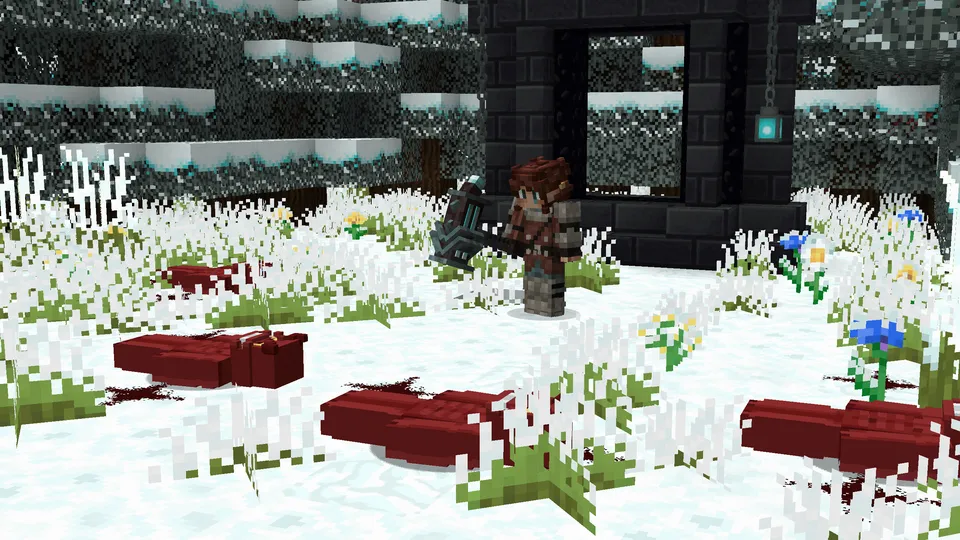 Qish — Minecraft xarita, rasm 7