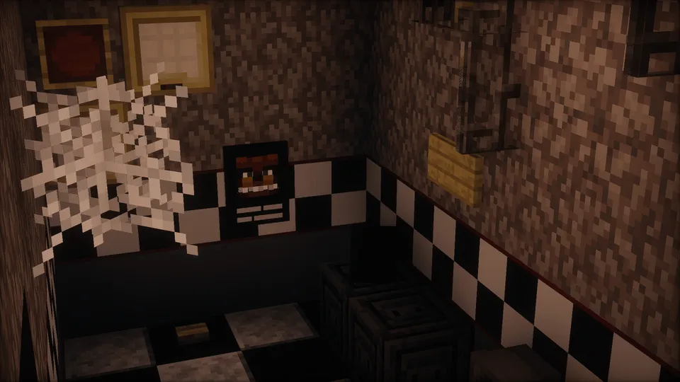 Five Night's at Blocks 1 — Minecraft xarita, rasm 4