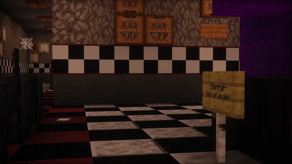 Five Night's at Blocks 1 — Minecraft xarita, rasm 6