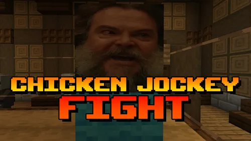 Chicken jockey fight — Minecraft xarita, rasm 1
