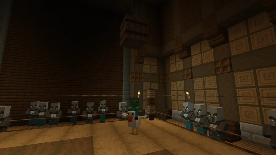 Chicken jockey fight — Minecraft xarita, rasm 2