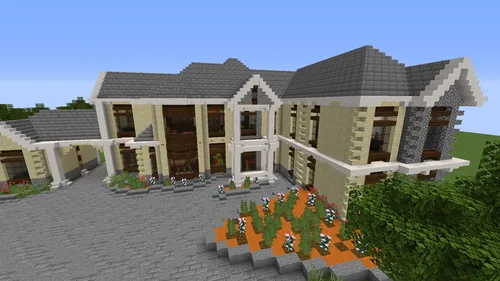 Zamonaviy kottej — Minecraft xarita, rasm 1