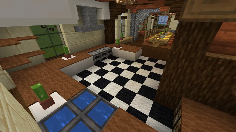 Zamonaviy kottej — Minecraft xarita, rasm 2