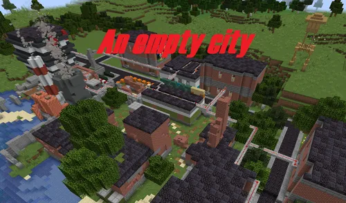 An empty city — Minecraft xarita, rasm 1