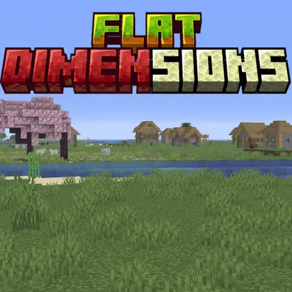 Flat Dimensions — Minecraft mod, rasm 1