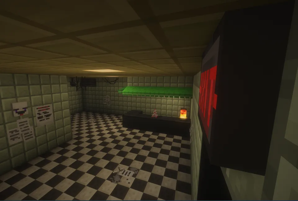 FNAF: Dahshatli pitseriya 3 — Minecraft xarita, rasm 3