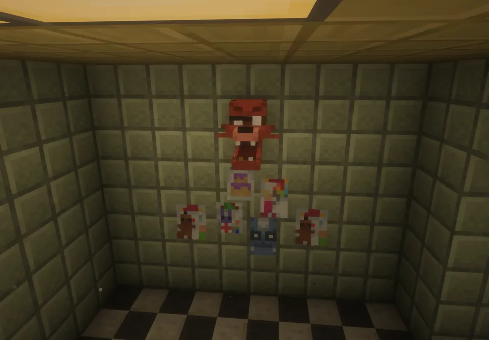 FNAF: Dahshatli pitseriya 3 — Minecraft xarita, rasm 5