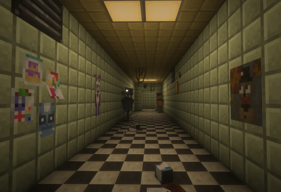 FNAF: Dahshatli pitseriya 3 — Minecraft xarita, rasm 6