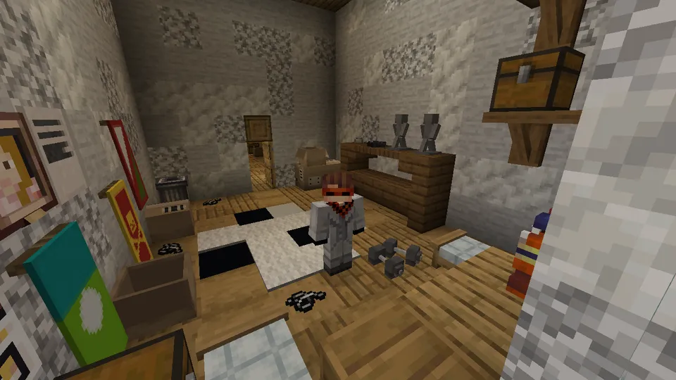 Oxirgi Realizm yotoqxonasi — Minecraft xarita, rasm 7