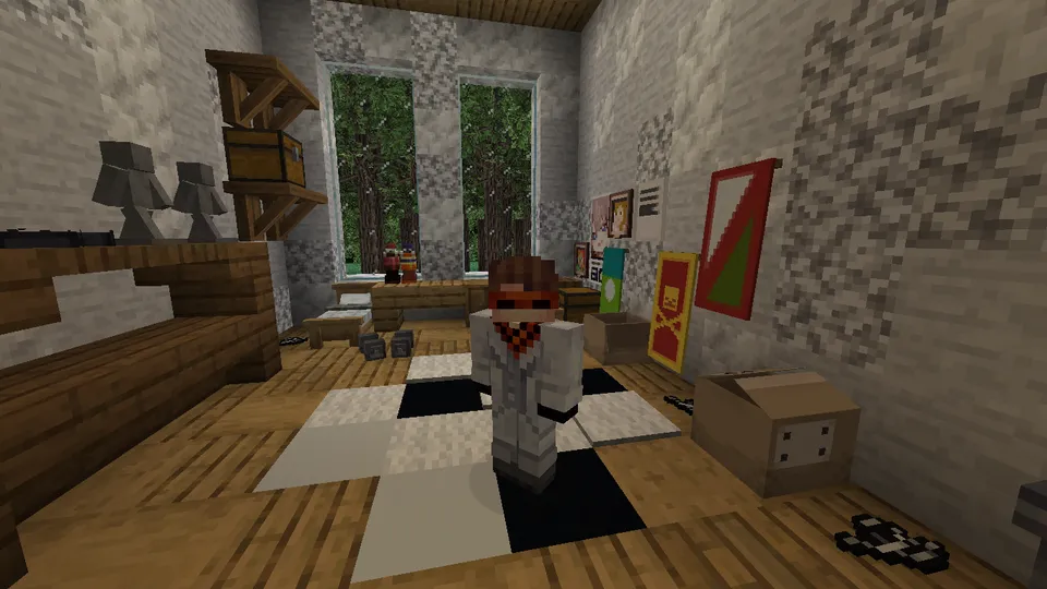 Oxirgi Realizm yotoqxonasi — Minecraft xarita, rasm 8