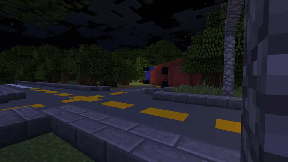 Hide and Seek on the Road — Minecraft xarita, rasm 2