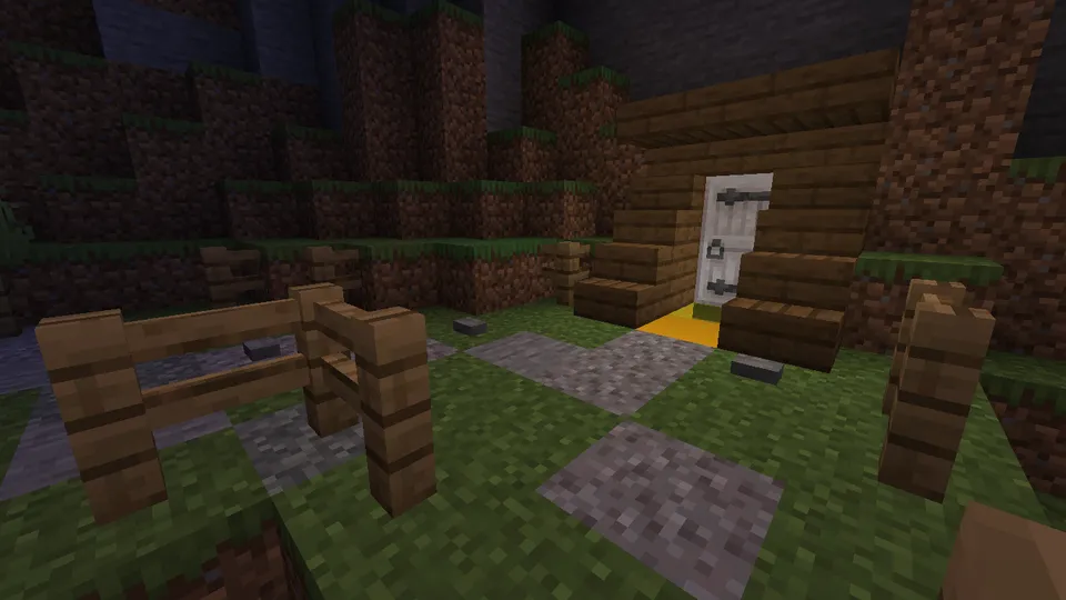 Nishablikdagi uy — Minecraft xarita, rasm 2