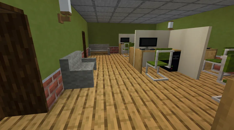 Kichkina ofis — Minecraft xarita, rasm 3