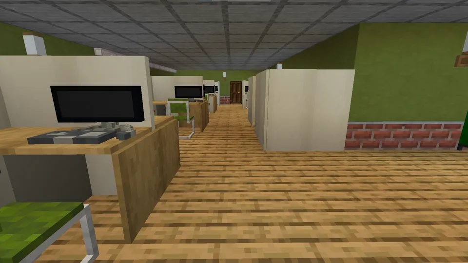 Kichkina ofis — Minecraft xarita, rasm 4