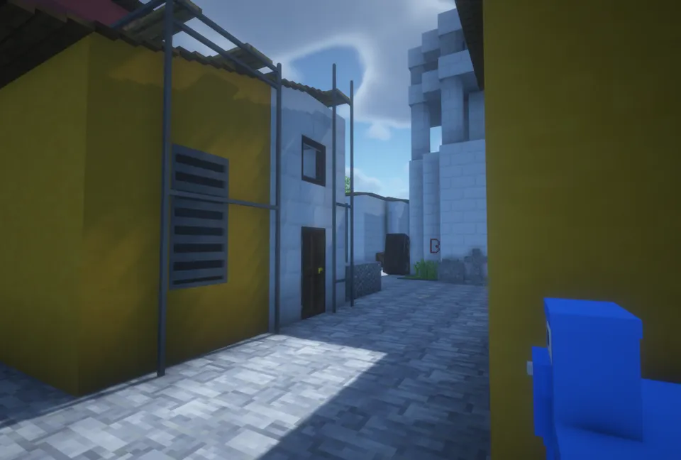 Counter-Strike 2 o'yinidan Inferno — Minecraft xarita, rasm 5