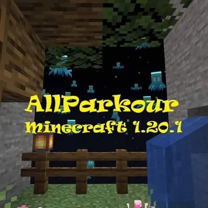 AllParkour — Minecraft xarita, rasm 1